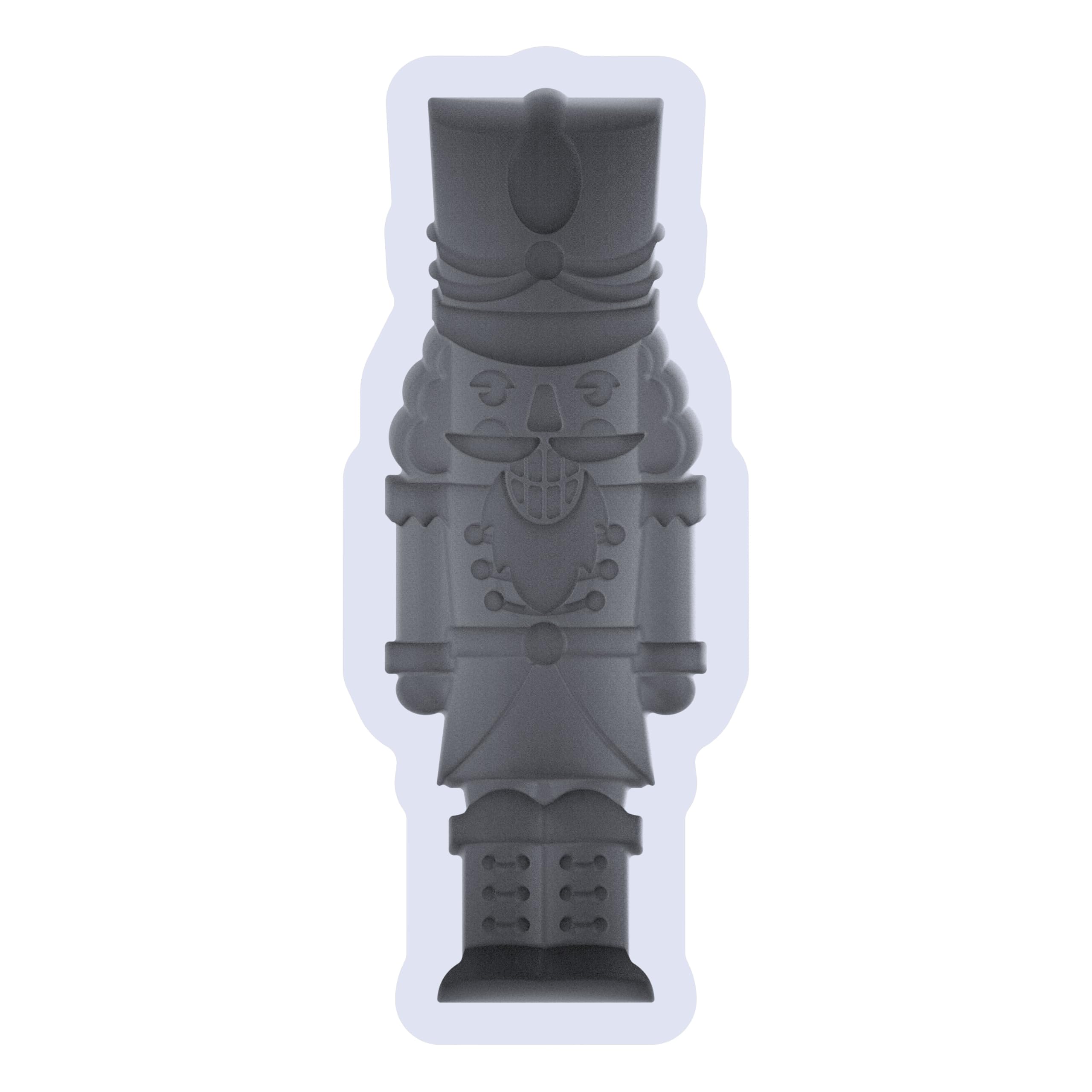 Silikomart | Moule en silicone pour gâteau moderne Casse-noisette trous, antiadhésif, lot de 1 moule à trous, design 3D, 25,3 x 9 cm H 7,5 cm, volume 1 l, fabriqué en Italie