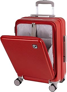 [アクタス] スーツケース 機内持ち込み キャリーケース キャリーバッグ Sサイズ フロントオープン 拡張付き ５W１Hキャリー