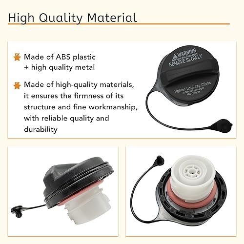 Miniatura 3 de Tapa de tanque de combustible para Mazda para Mazda 3, 6, CX-7, CX-9, 2007, 2008, 2009, 2010, 2011, 2012, 2013, 2014, 2015, repuesto GS3L-42-250B