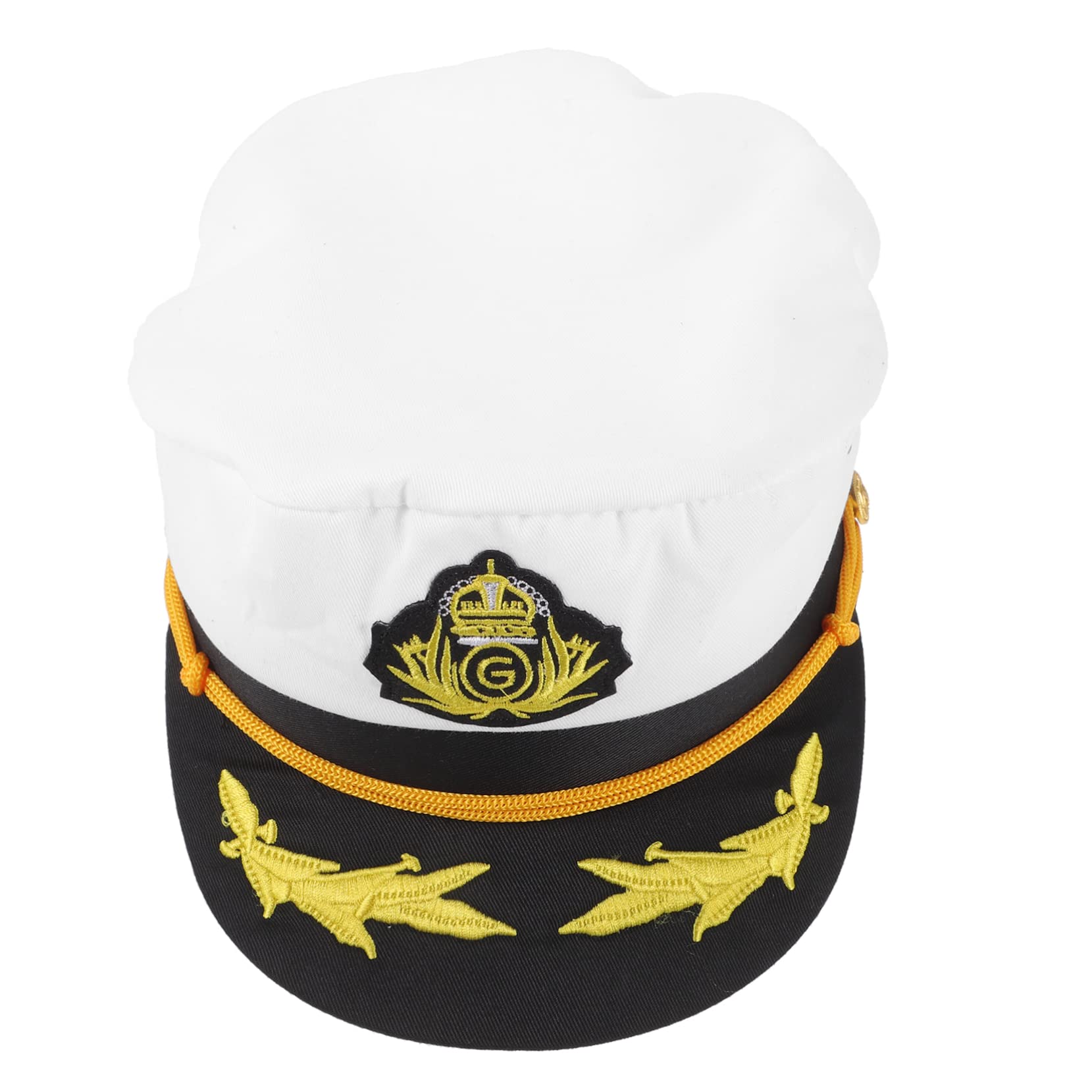 GALPADA 2piezas Sombrero De para Adultos Gorro De Cosplay Náutico Bordado Accesorio para Fiesta y Eventos Náuticos