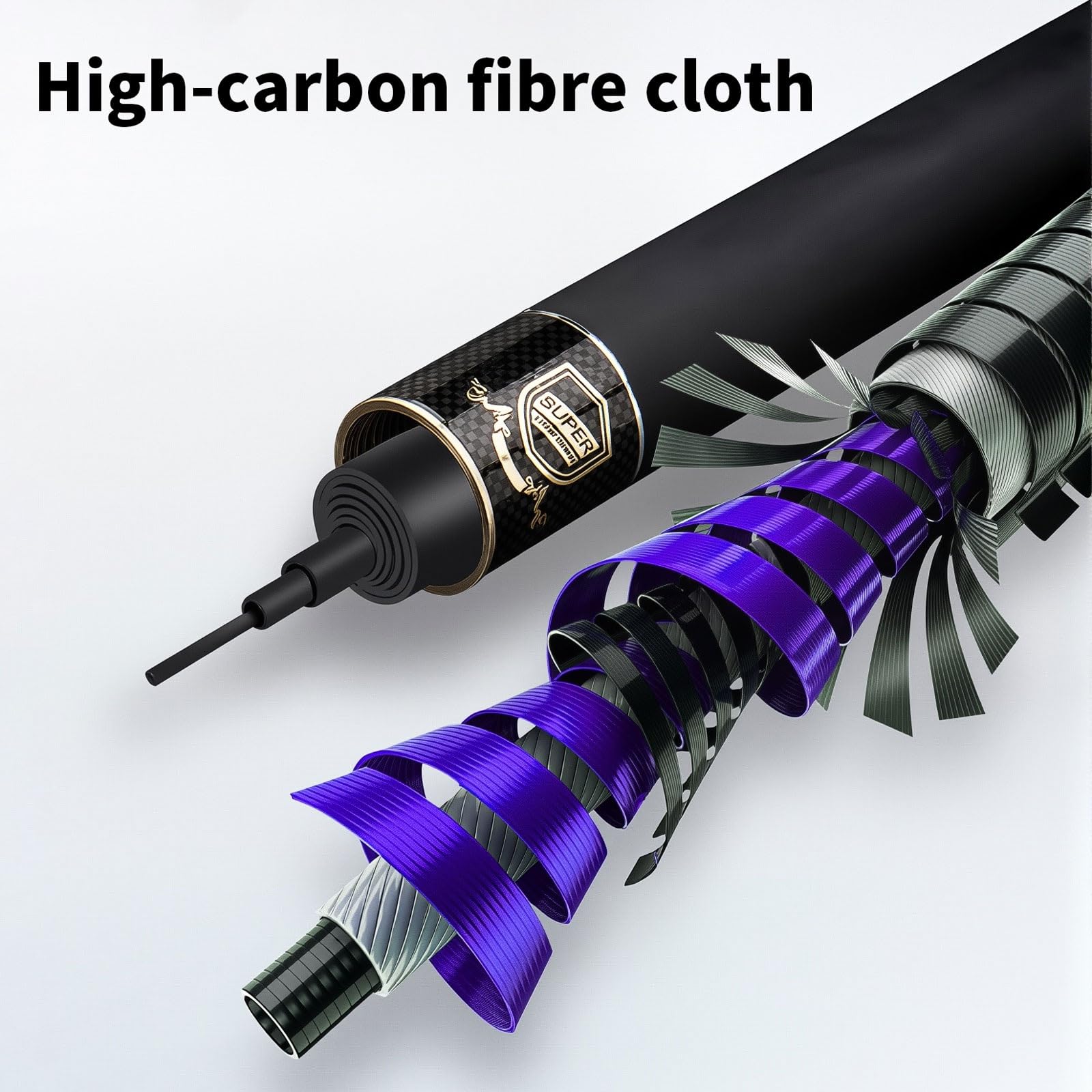 CañAs De Pesca Carbono 3.6m 3.9m 4.5m 5.4m 6.3m 7.2m CañAs Telescopicas