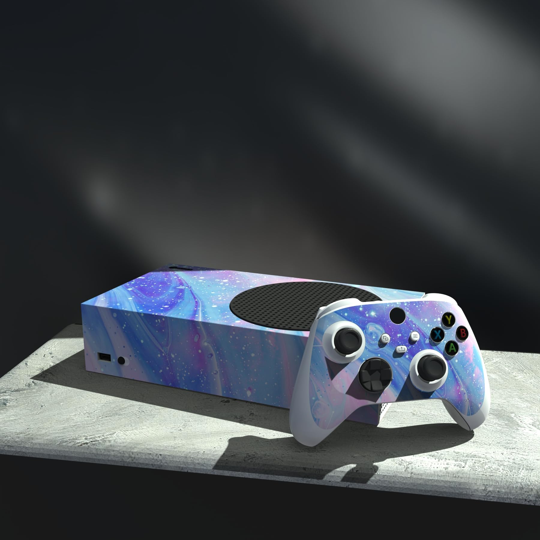 playvital Fantasy Trip Custom Vinyl Skins for Xbox Series S, Wrap Decal Cover Stickers for Xbox Series S Console Controller — view 4