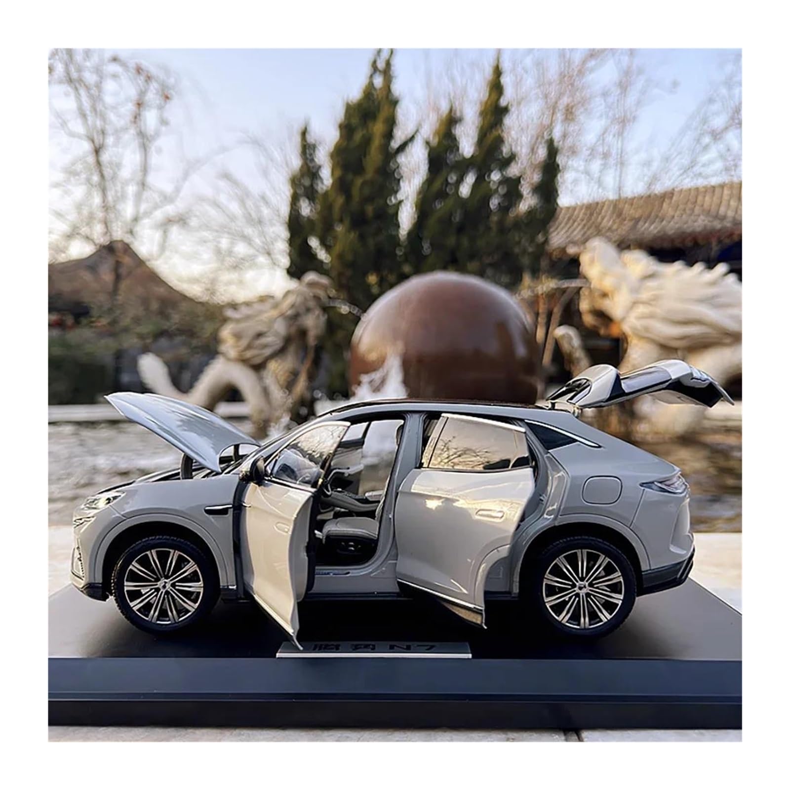 Auto In Miniatura 1 18 È Adatto Per La Collezione E L'esposizione Di Decorazioni Statiche Per Modelli Auto In Lega BYD Tengshi N7