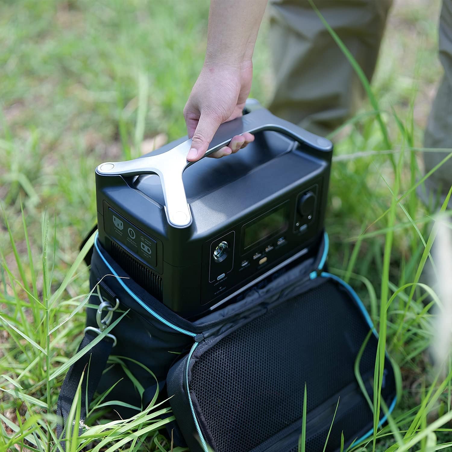 EF ECOFLOW Portable Power Supply Exclusive Bag Storage Bag Protective Case IP54 Dustproof Waterproof Portable Power Supply for RIVER Mini/RIVER/RIVER Max/RIVER Pro/RIVER Pro Extra Battery
