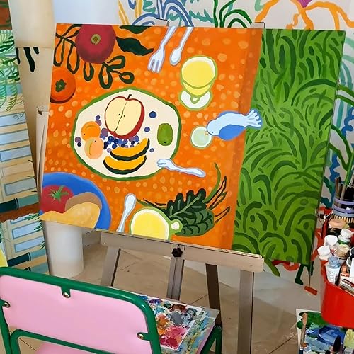 Miniatura 65 de ESRICH Lienzos estirados para pintar de 8 x 10 pulgadas, paquete de 10 lienzos de 8 x 10 pulgadas, lienzo de algodón imprimado sin ácidos, lienzos