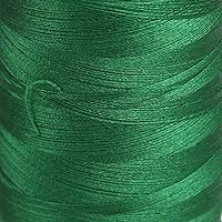 Vista 5 de Elvis 120D/2 - Hilo de bordar luminoso, carrete de 3280 yardas, color verde medusa