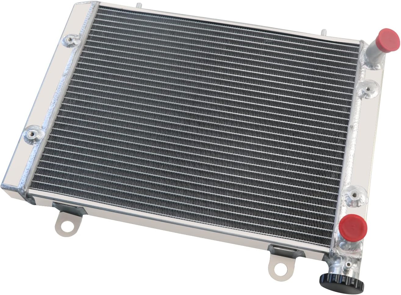#1240211 2 Row Performance Aluminium Radiator Compatible with 2005-2009 Polaris Ranger 500 700 Ranger XP 700 2x4 4x4 6x6 EFI #1240286