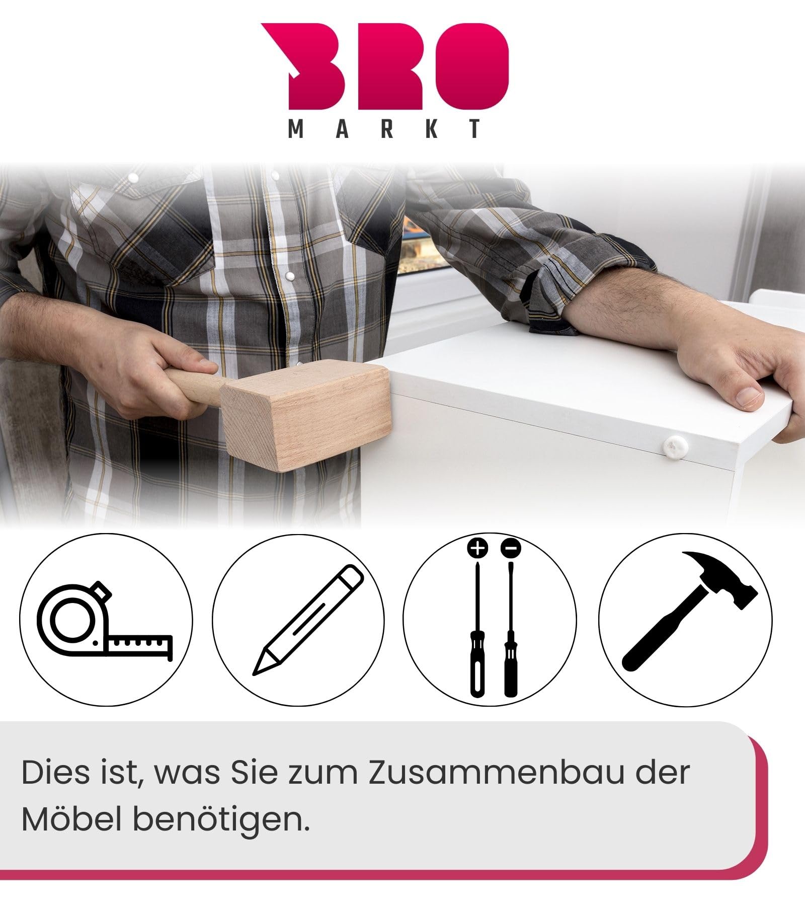 BROMARKT Premium Klapp-Hängeschrank 70x35x32 cm - Hängeschrank für Wohnzimmer, Schlafzimmer - Wandschrank Hängend - Platzsparende Hängeschränke - Hochglanz - Weiß