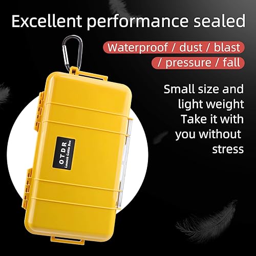 Miniatura 5 de KELUSHI Herramienta de prueba de fibra óptica SCUPC-SCAPC SM (9125) OTDR Cable de extensión de caja de cable de lanzamiento OTDR Eliminador de zona