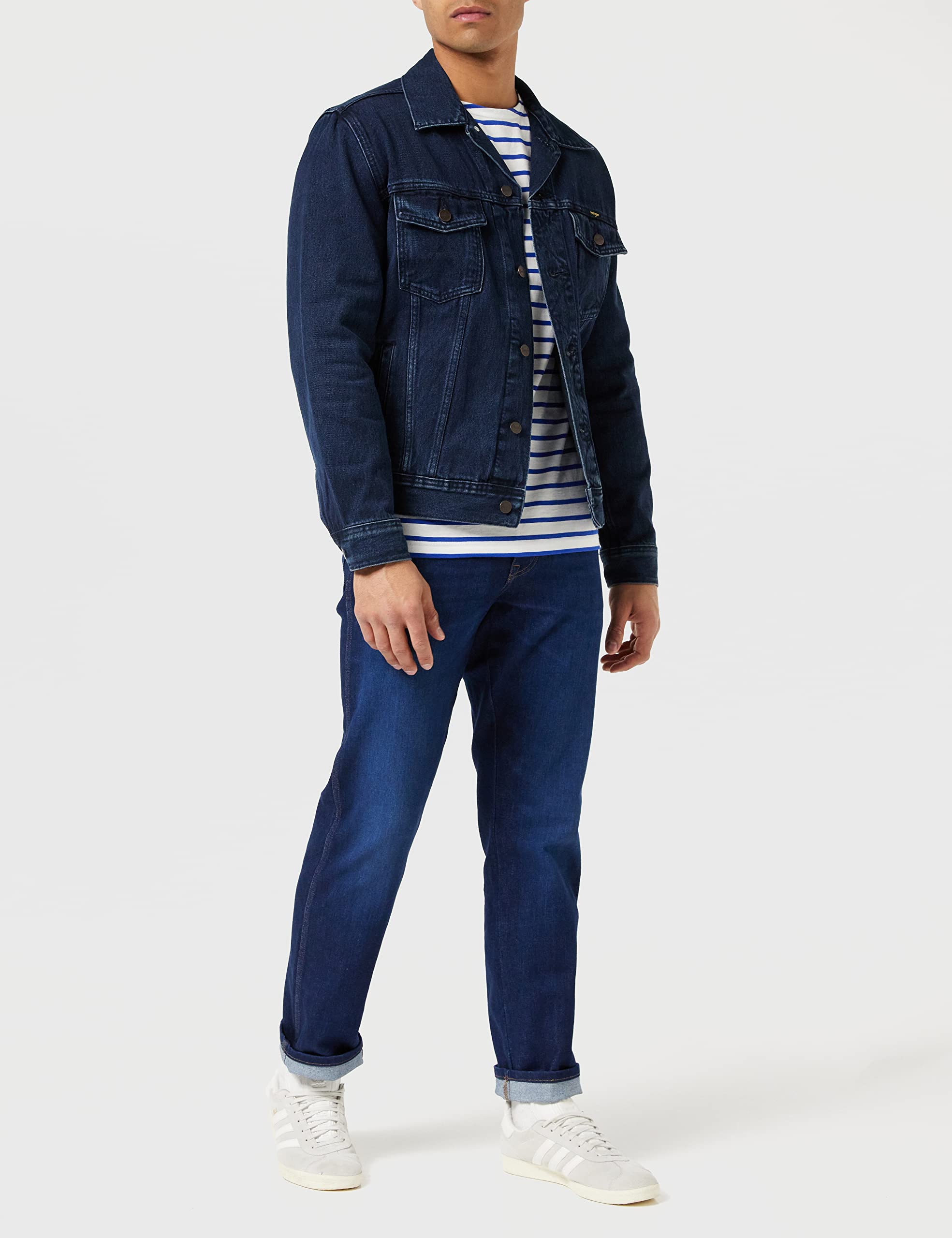 Wrangler Authentic Jacket Giacca in Jeans Uomo