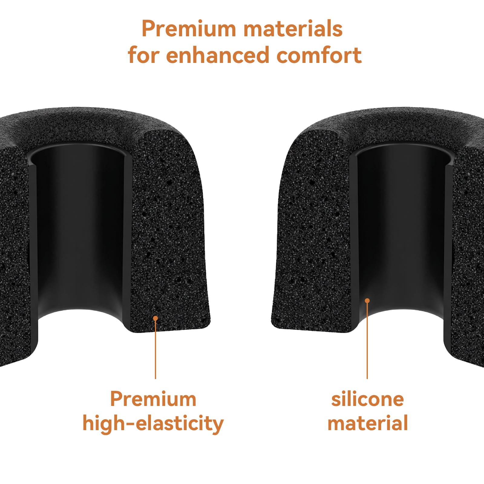 OTraki 6 Paia Cuscinetti Auricolari Di Ricambio In Silicone, Gommini Per Auricolari Memory Foam Earbud Tips, Eartips Di Ricambio Universali Per Cuffie In-Ear Apto Para Auriculares Intrauditivos(S/M/L)