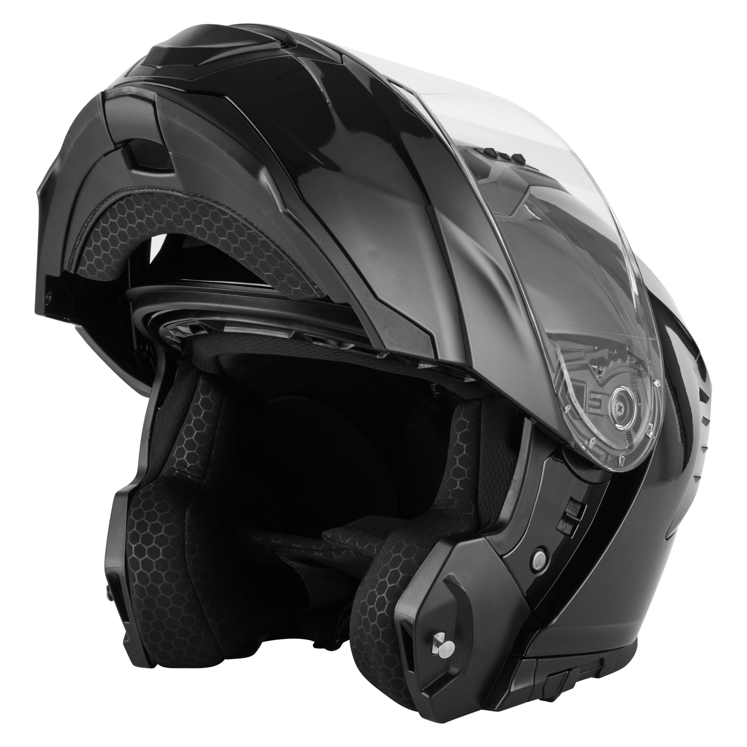 JDC Casco de Moto Integral Frente Abatible Modular - Doble Visera Retráctil ECE 22.06 - Lynx