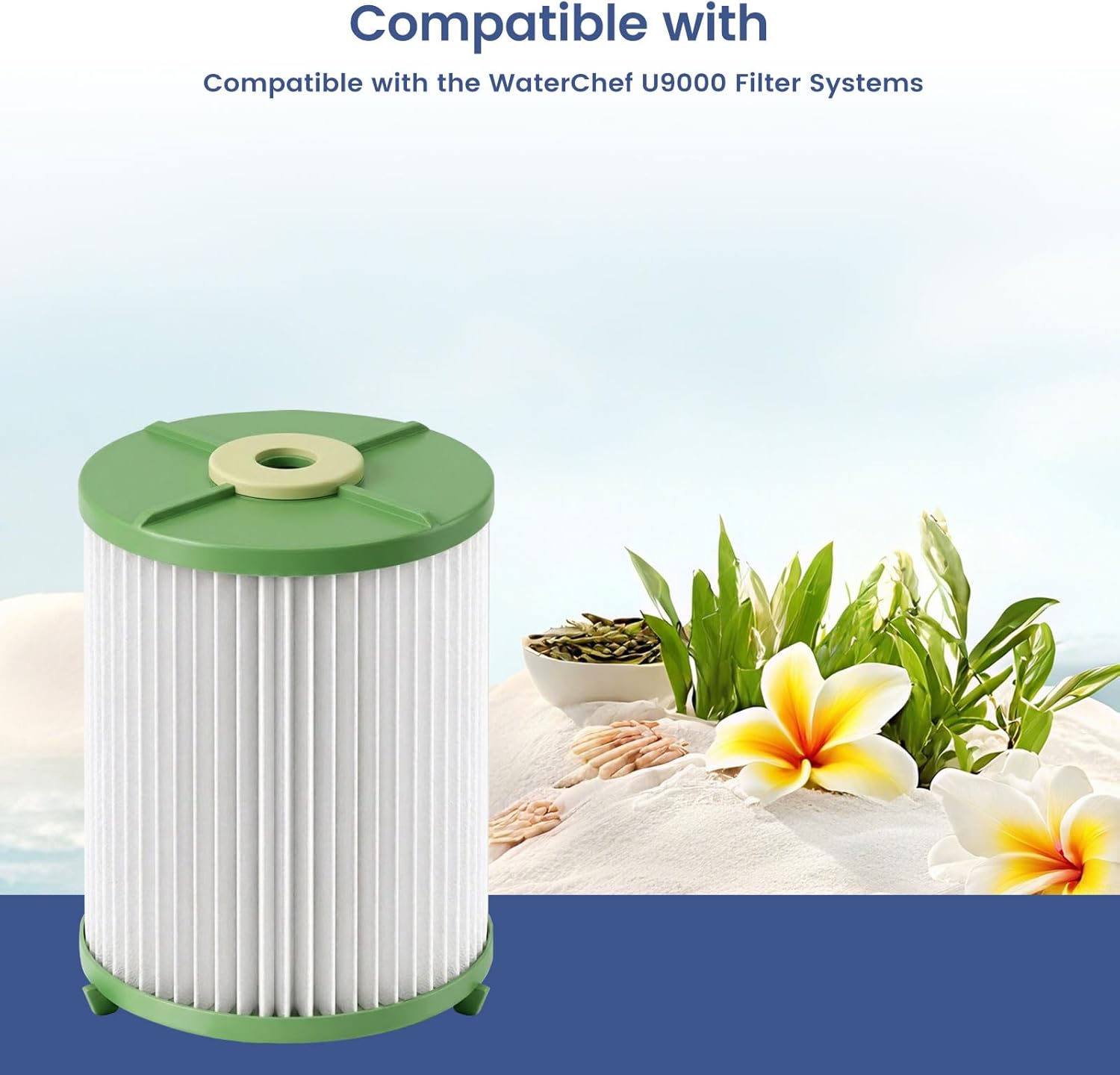 UR90 Water Filter Replacement Cartridge Compatible with WaterChef U9000 Filter Systems 1000 Gal. Capacity