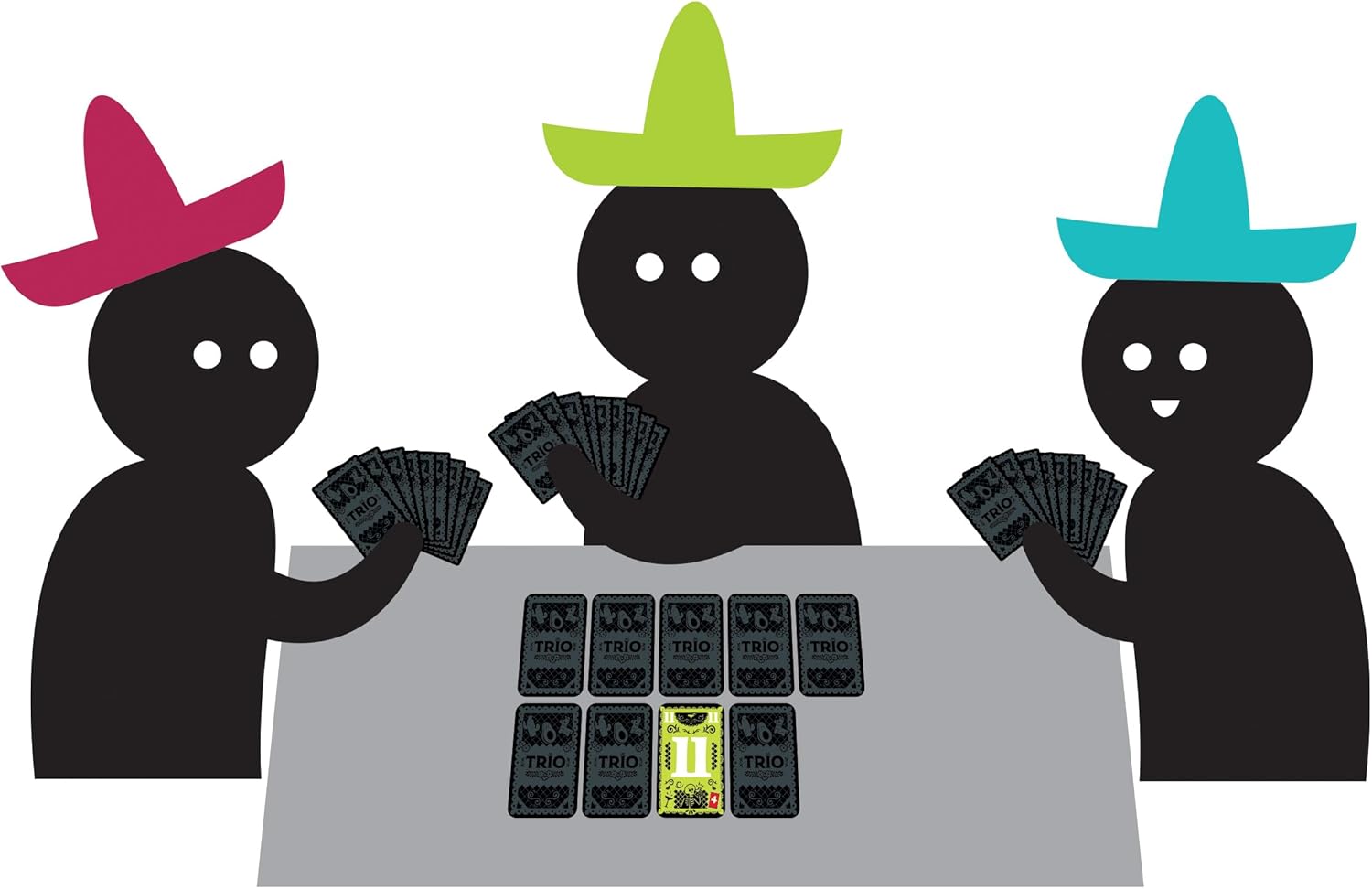 Ghenos Games - Trio - board game - card game