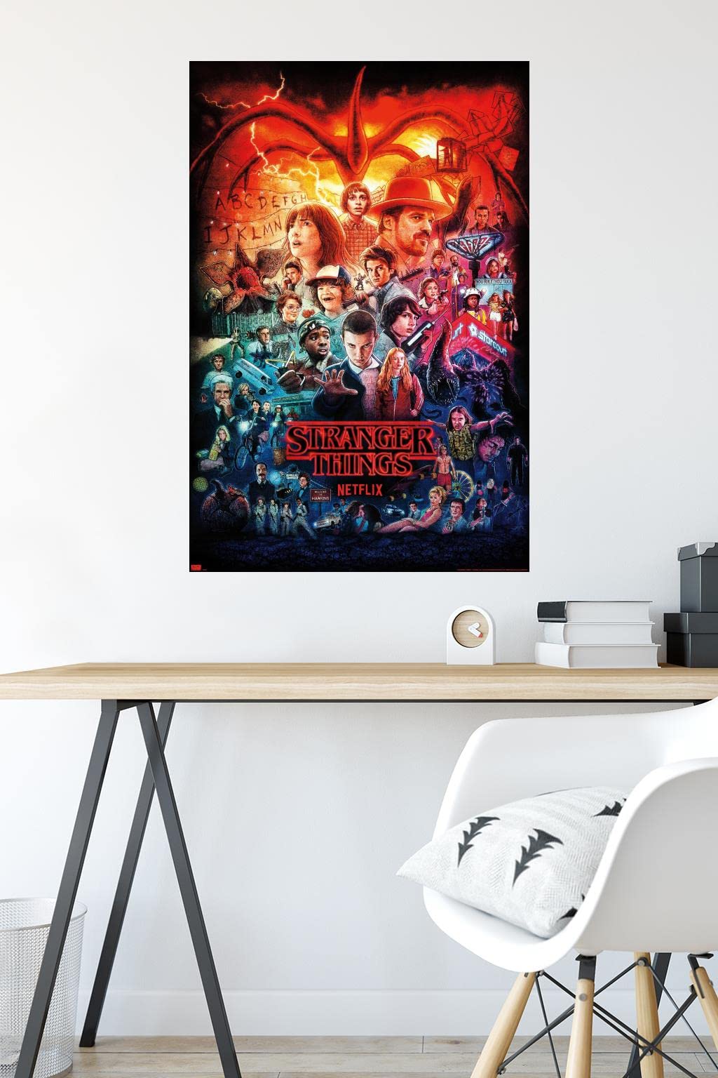 Amazon.com: Netflix Stranger Things - Three Seasons One Sheet Wall