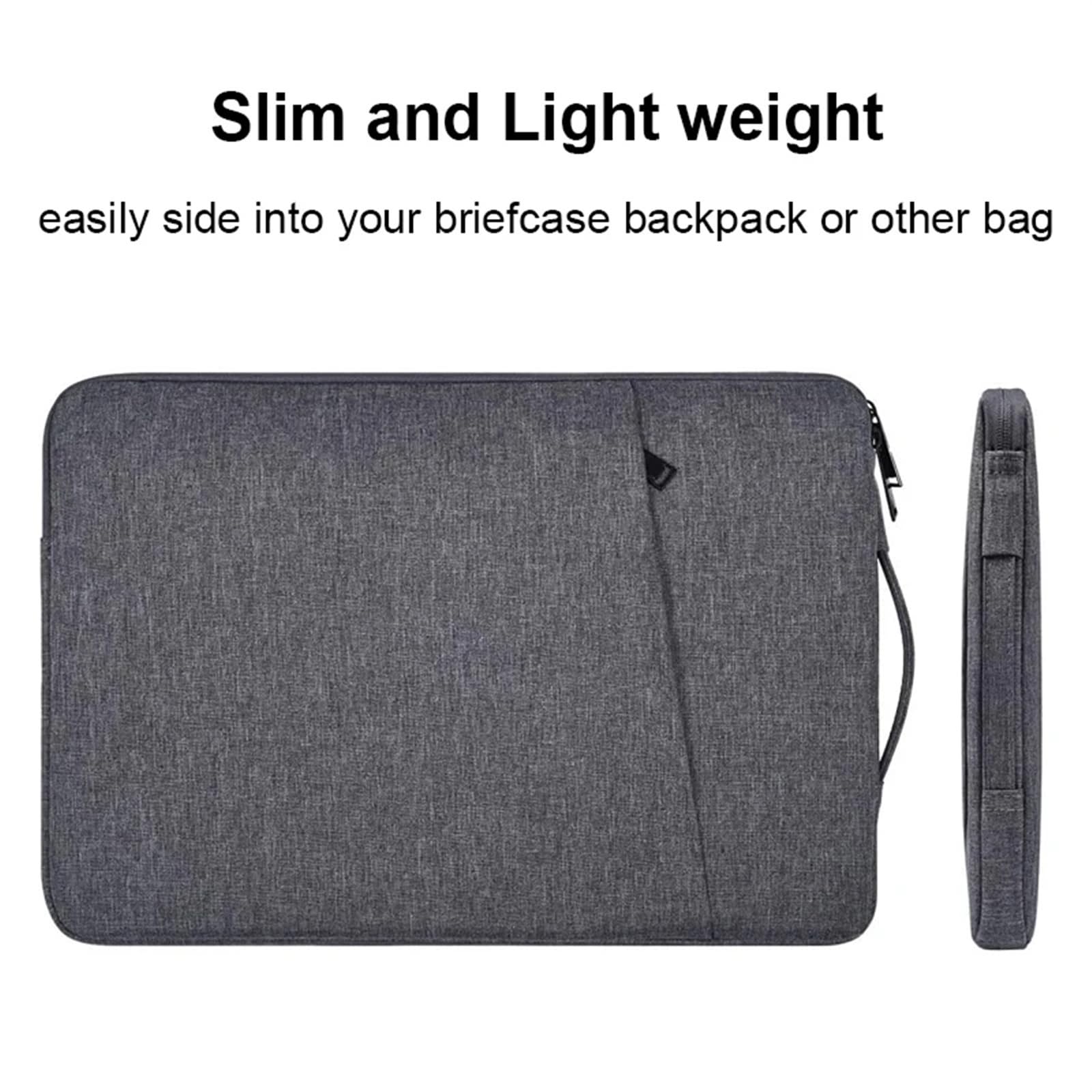 Borsa for computer Custodia for borsa for laptop for impermeabile for 13 .3 14 15 .6 for notebook da .4 pollici per Computer Compatibile(Dark gray,15.6 Inch)