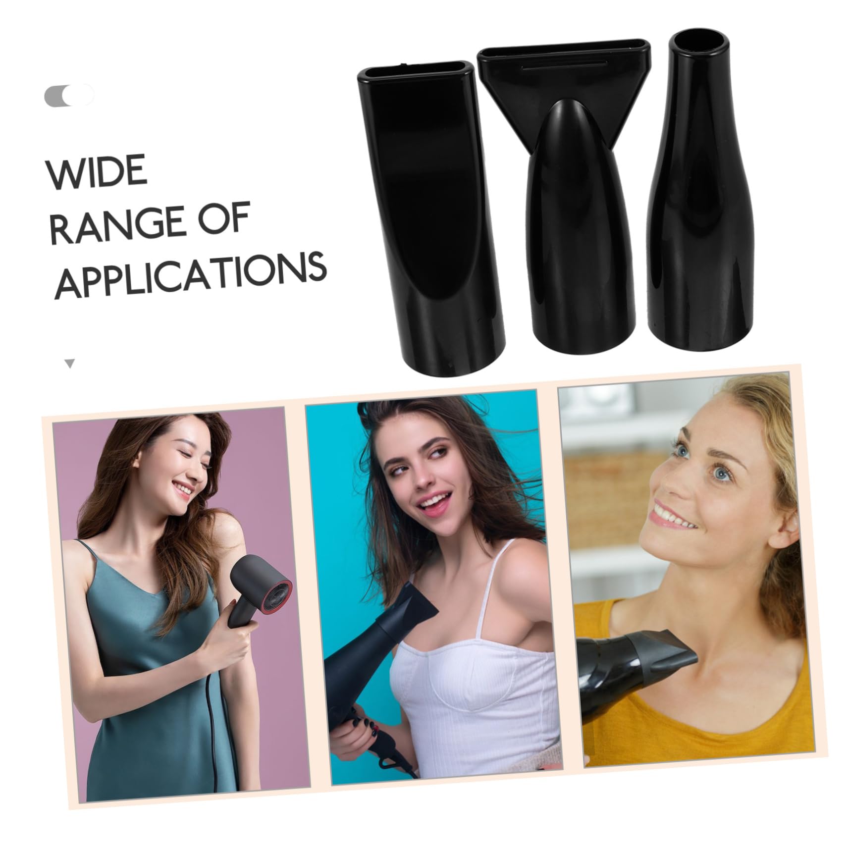 Didiseaon 12pezzi Ugelli Professionali Per Asciugacapelli Diffusore e Concentratore Per Asciugatura Accessori Per Phon Design e Facile Installazione