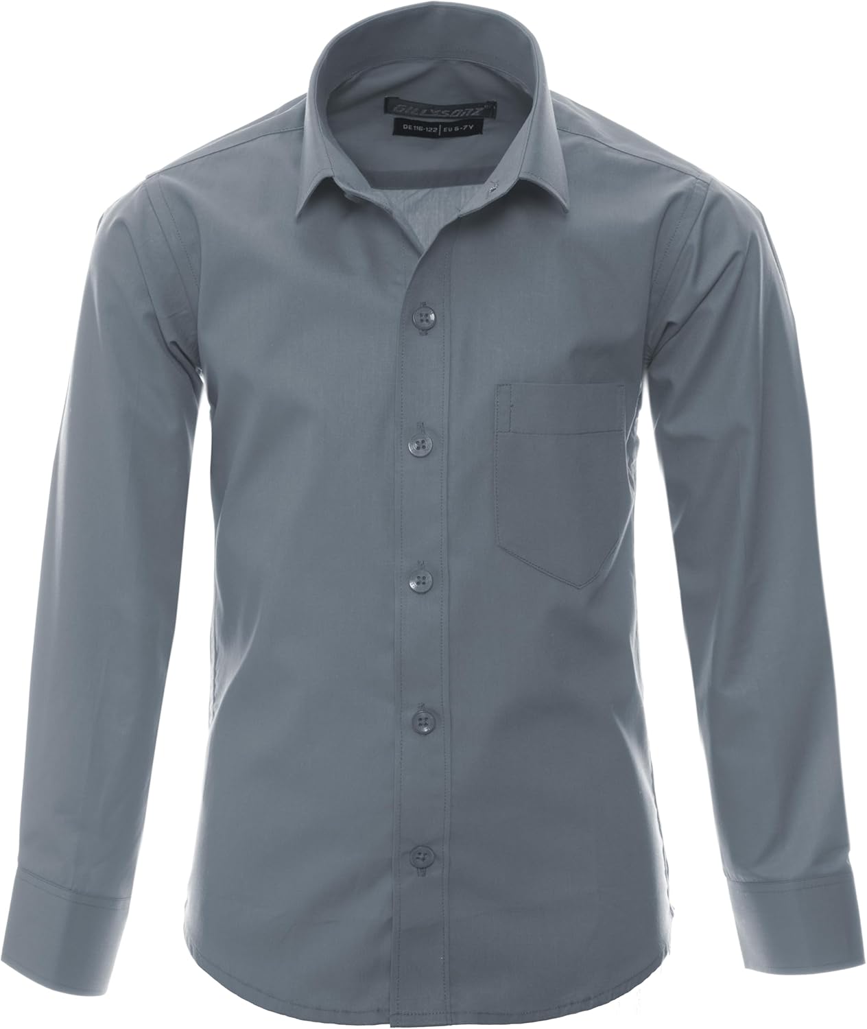 Camicia Bambini Maniche Lunghe A1New - 70% Cotone, 30% Poliestere, Facile Da Stirare, Per Feste E Tempo Libero - Foto 8