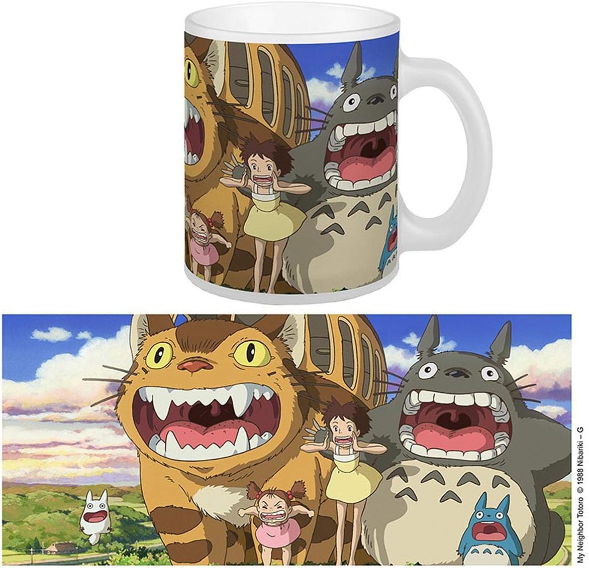 Studio Ghibli Nekobus & Totoro Mug 02