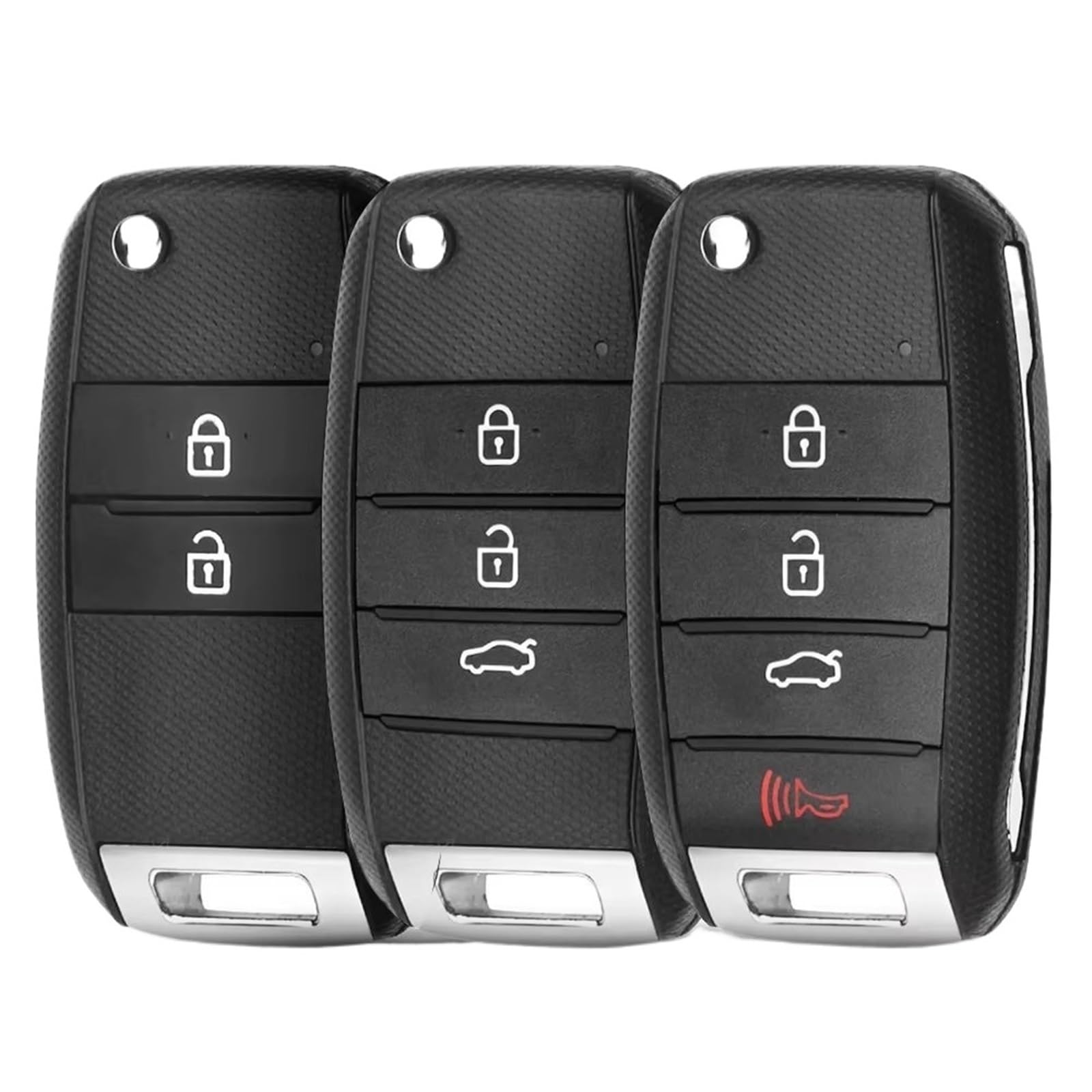 Compatible Con Kia Para K2 2011 2012 2013 2014 2015 2016 2017 Para K3 2018 Estuche Plegable Para Llave Remota(4BT TOY40)