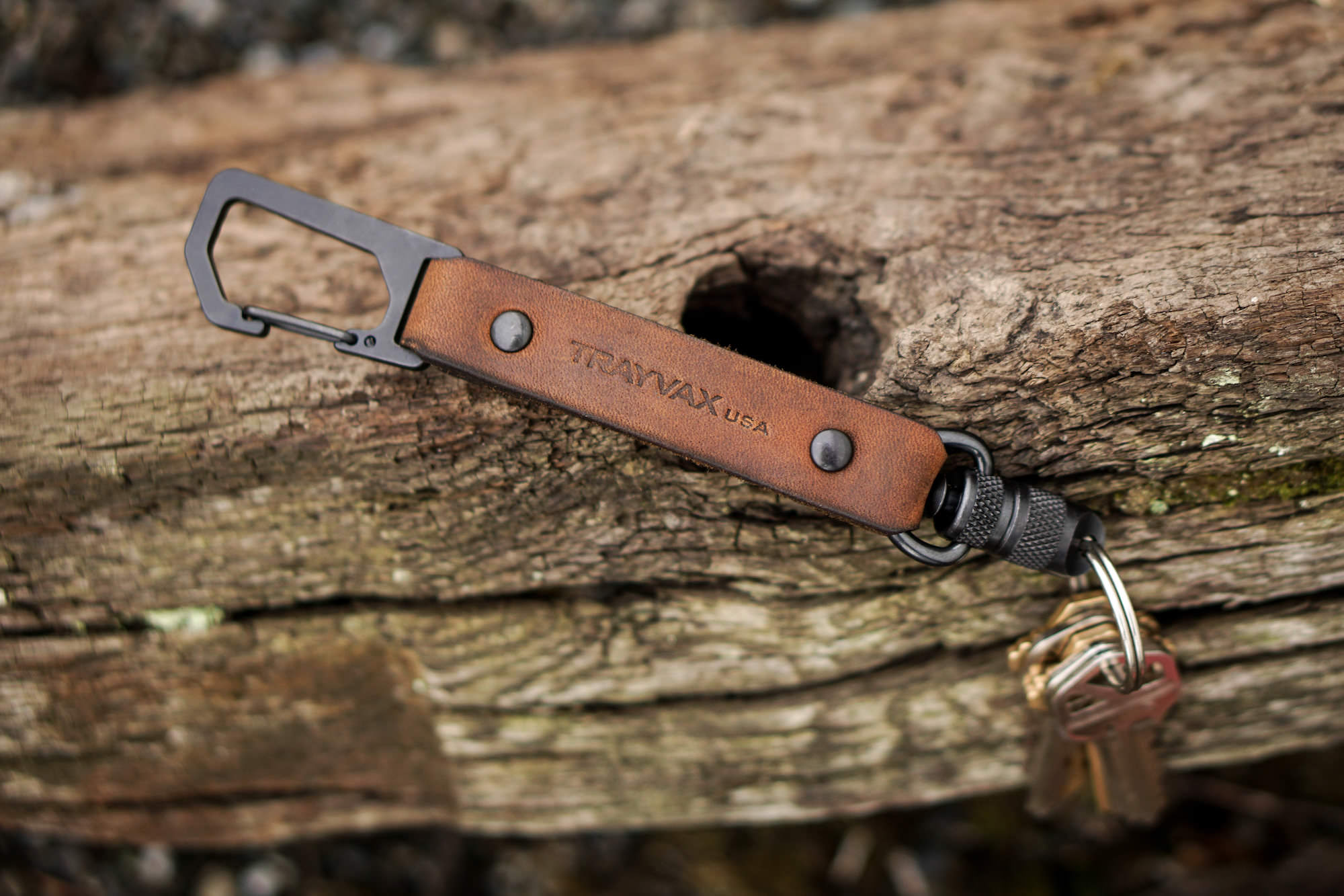 Amazon.com: Trayvax Link Lanyard Leather Keychain, Quick Release