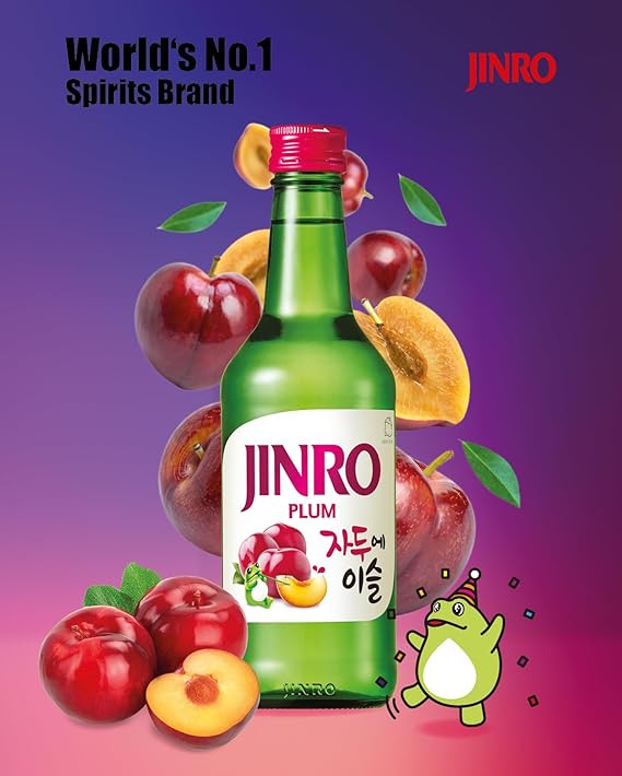 JINRO Soju Chamisul Plum 13% Vol