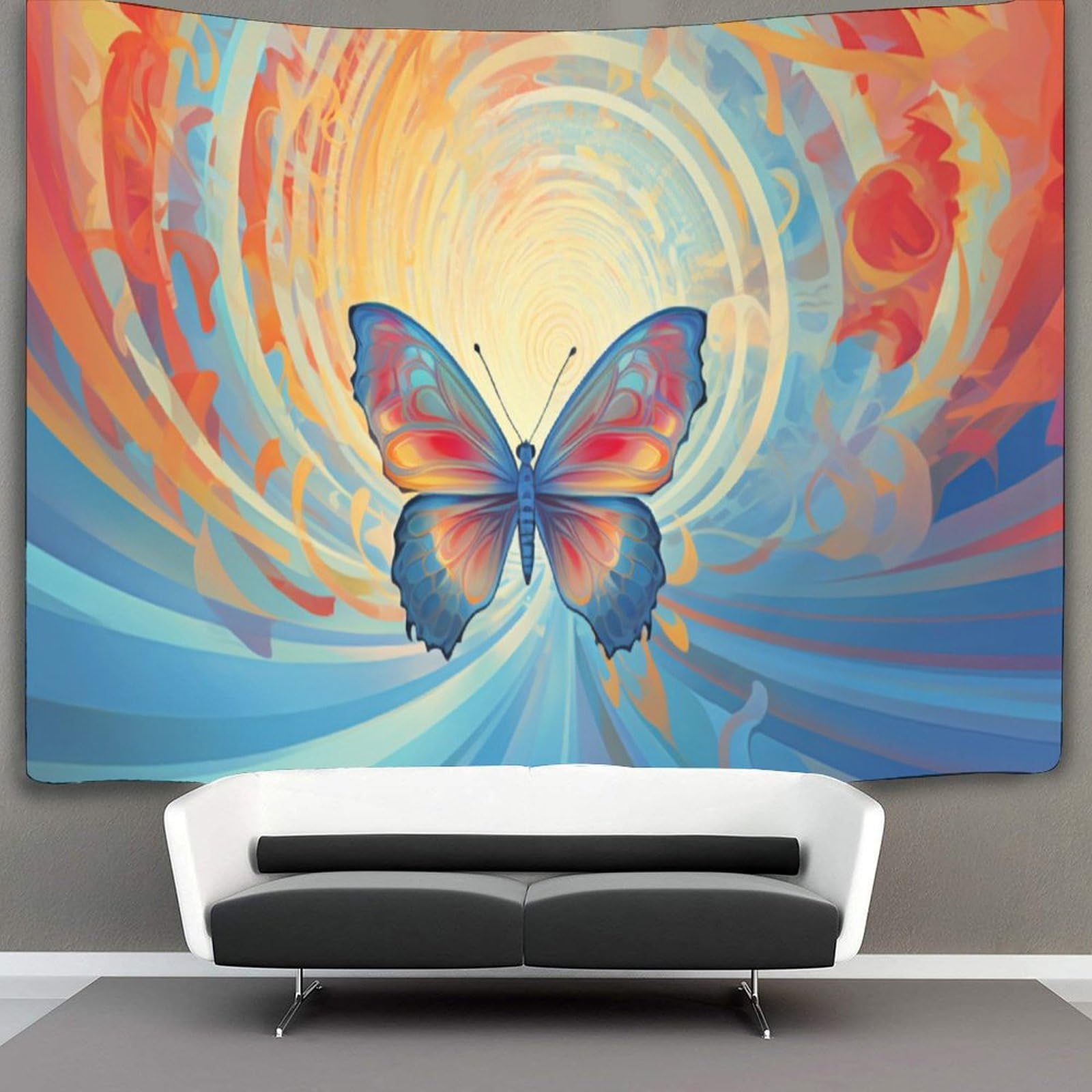 kaiyun 70cmx100cm Tapestry Butterfly Tapestries 3D Printing Wall Hanging Home Decorations