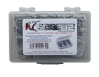 RCScrewz Compatible with Serpent 411 Eryx 1/10th Onroad Stainless Steel Screw Kit