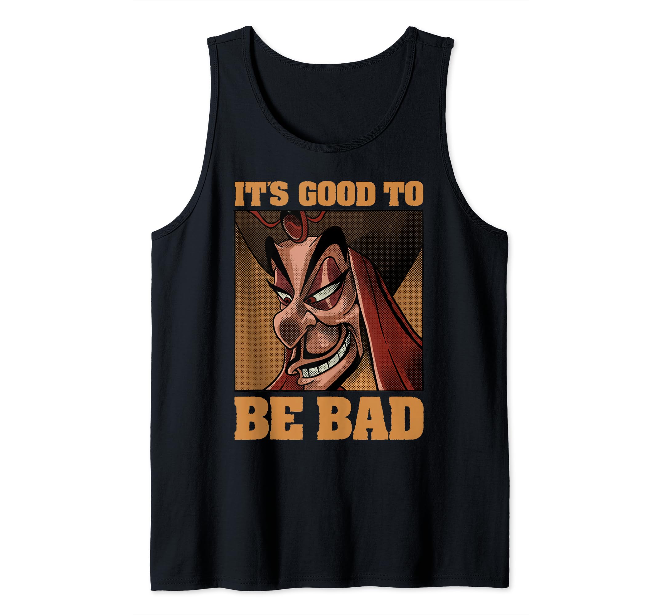 Disney Villains Jafar It's Good To Be Bad Portrait Tank Top, Black