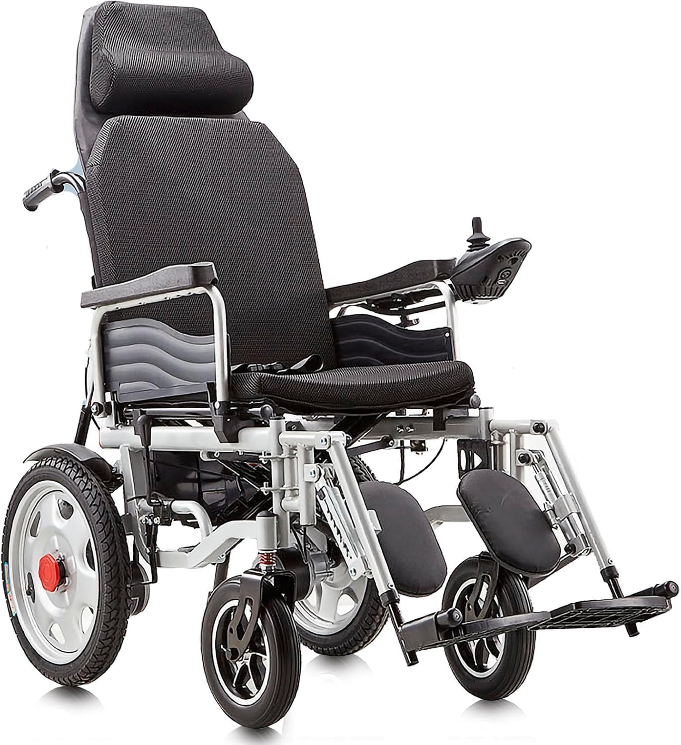 Silla de ruedas eléctrica portátil plegable con batería de litio de 20 A
