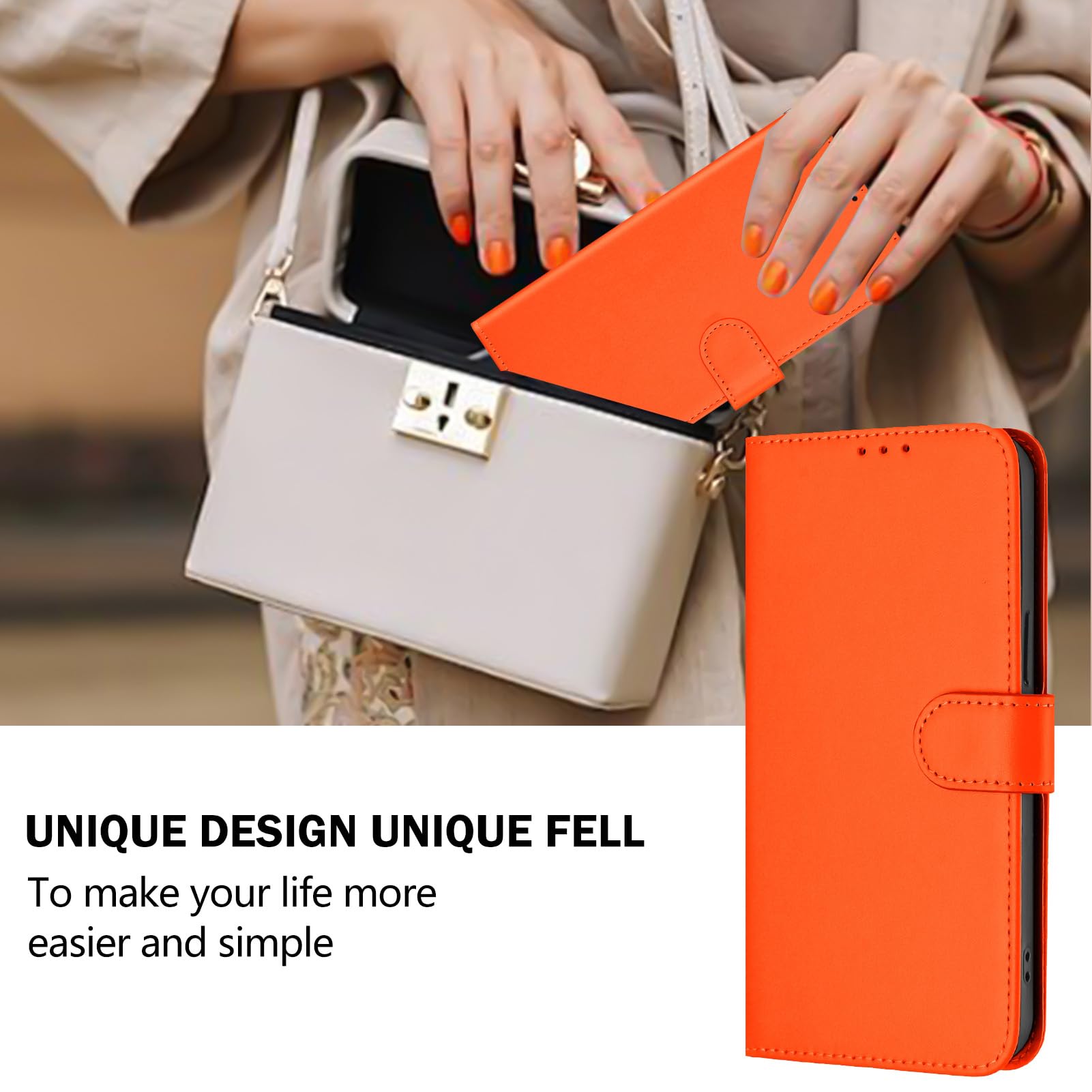 Sasung Galaxy A34 5G Case Flip Shockproof Leather Folio Book Wallet - View #8
