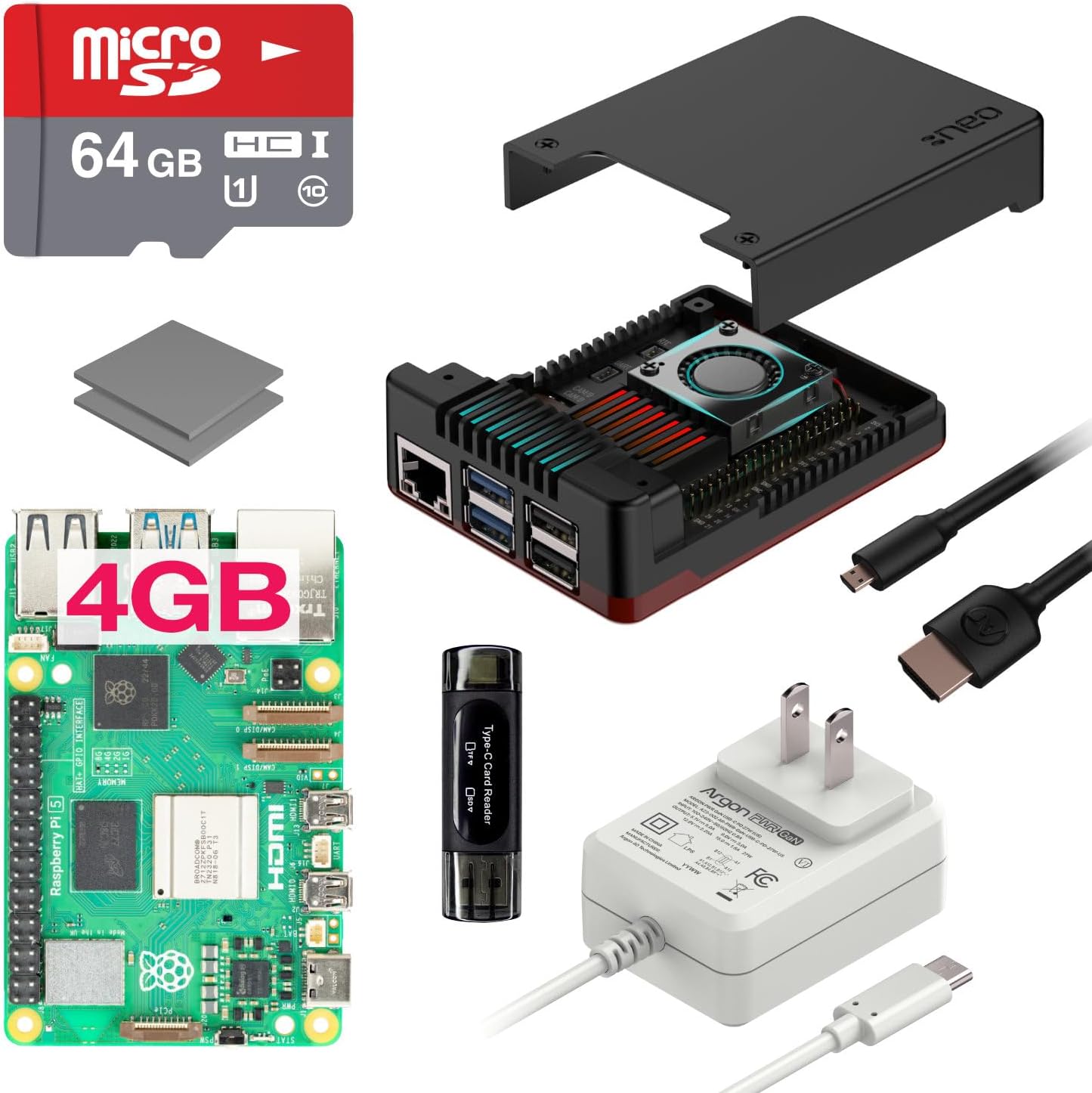 Argon NEO 5 Raspberry Pi 5 Starter Kit