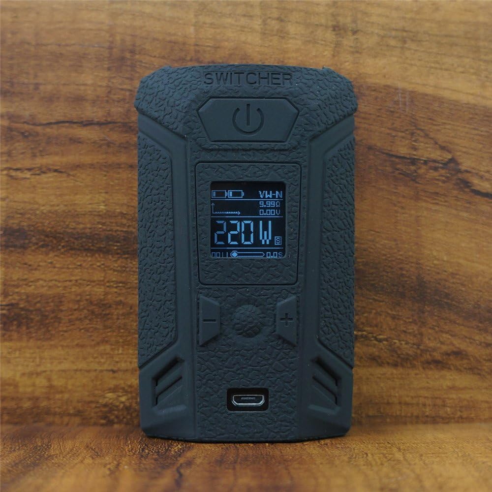 ModShield for Vaporesso SWITCHER 220W TC Silicone Case ByJojo Protective Cover Shield Wrap Skin (Black)