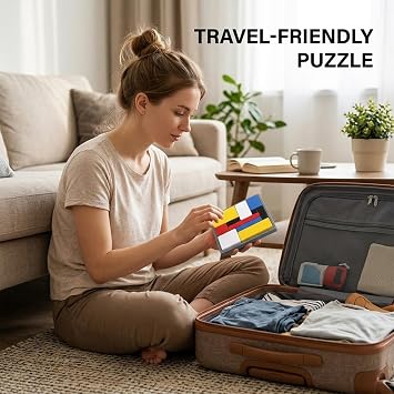Puzzle Games, Brain Teaser Puzzles with 88 Challenging Levels, Logic Puzzle for Mind Stimulation, Portable Puzzle Box for Adults and Families