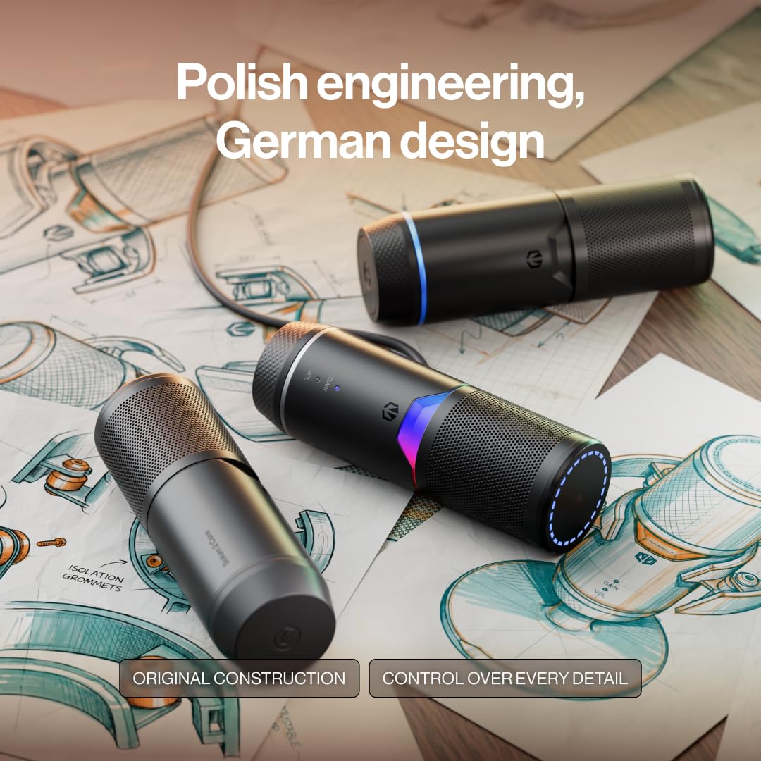 ENDORFY Solum 2 Mikrofon USB C, pojemnościowy, kardioidalny
