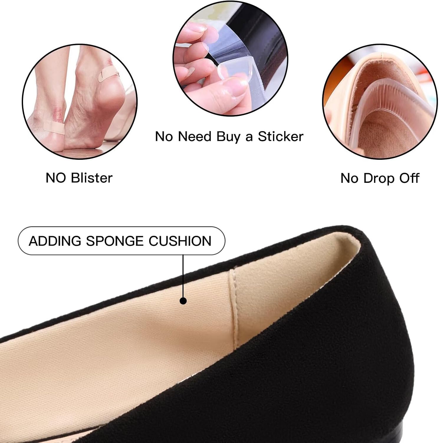 MUSSHOE Flats Shoes for Women Slip on Round Toe Comfortable Women's Flats Ballet Flats Shoes Loafers - Image 3