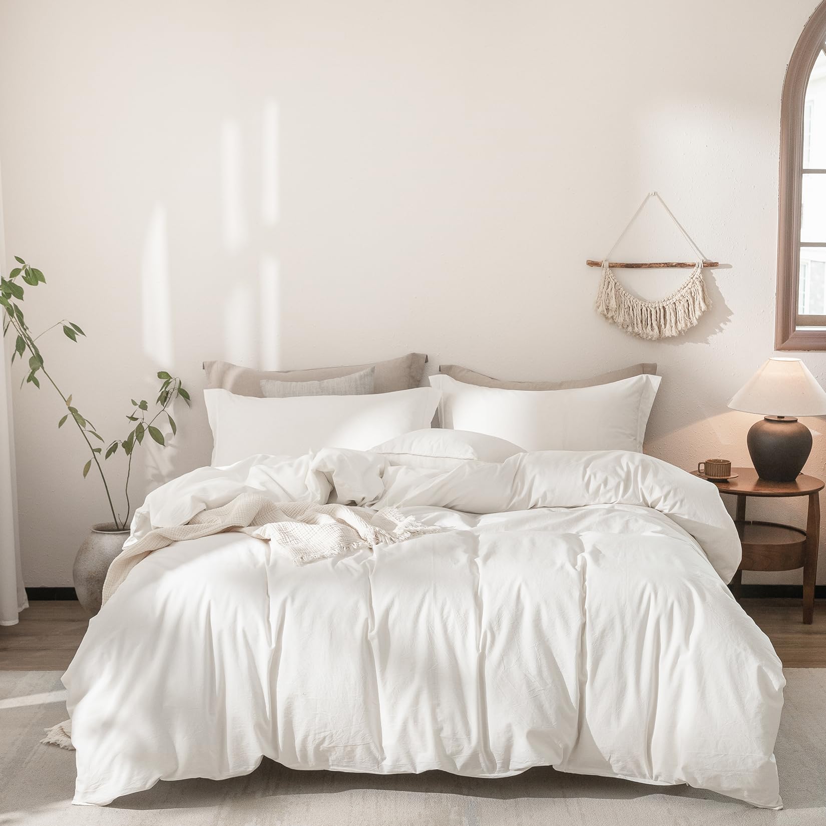Warm Moment Off White Super King Plus Duvet Cover