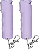 Vista 21 de SABRE Llavero de gas pimienta con tapa abatible rápida con clip de enganche, rociador OC de máxima fuerza policial, tiempo de rociado 3 veces más