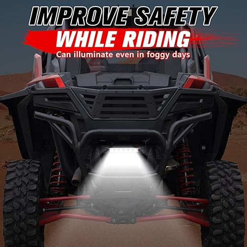 Miniatura 6 de A & UTV PRO Luces LED traseras con luces traseras de freno ámbar para Polaris RZR PRO XPRZR Turbo R 2020 2021 2022 2023 2024, accesorios de lámpara