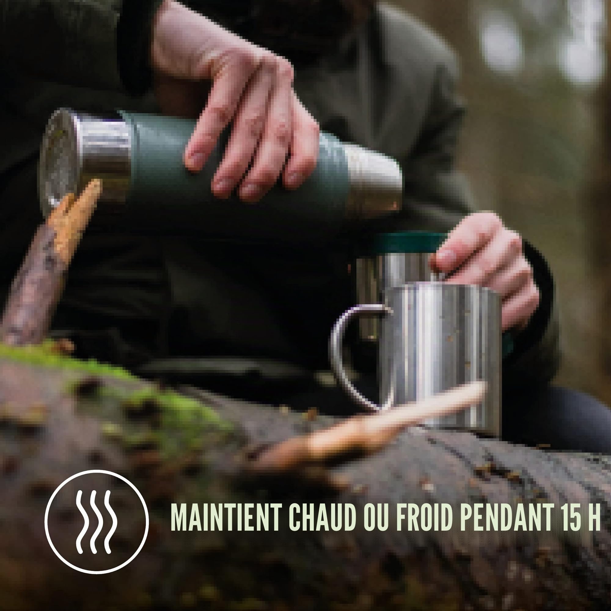 Stanley 1913 Classic Legendary Thermos 0.47L - Hammertone Green