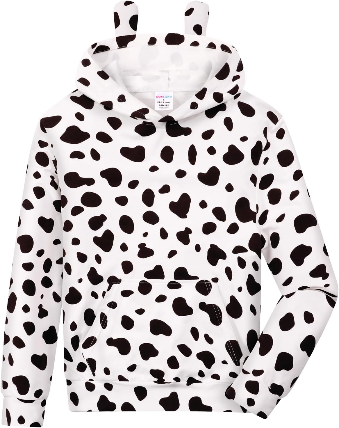 COSLAND Boys Hoodies Solid and Holiday Sweatshirt Kids Cotton Long Sleeve Hooded, X-Small-Large