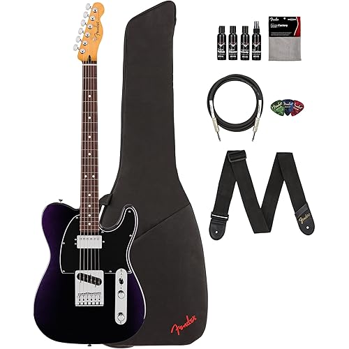Fender Player II Modified Telecaster SH - Dusk Bundle with Gig Bag, Strap, Cable, 3-Pack Picks, and Guitar Cleaning Kit