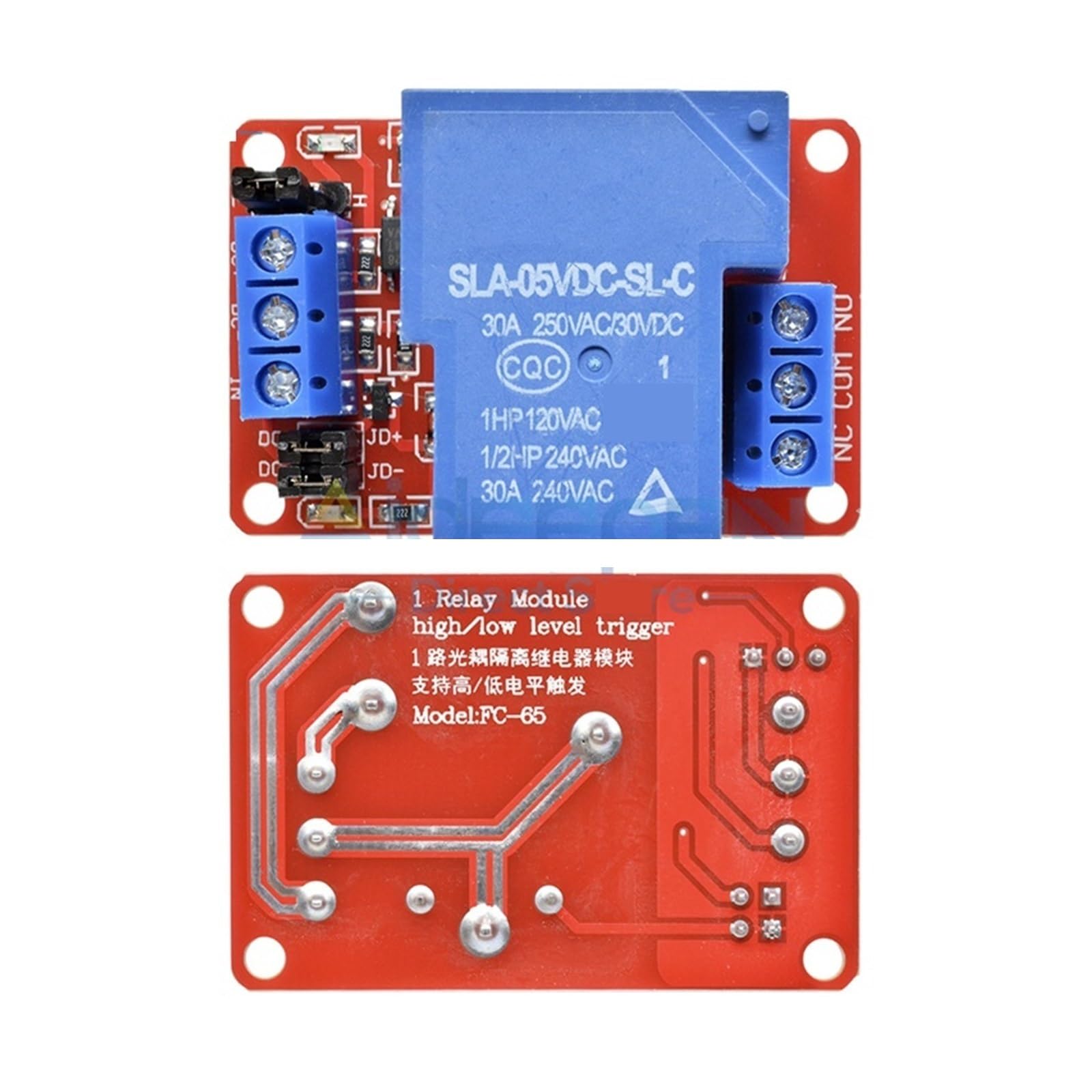 Module Relais 2 Canaux 5 V 12 V 24 V Contrôle Relais De Déclenchement Haut Et Bas Niveau Avec Optocoupleur Relais Bidirectionnel Dc 5 V 12 V 24 V Volt 4000184549840