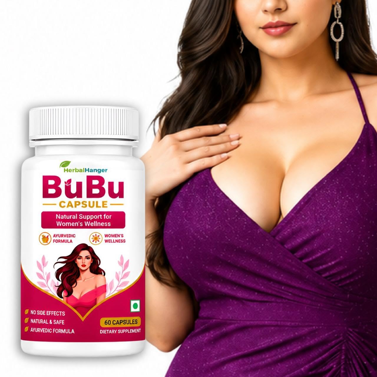 Ayurvedic Women's Wellness Capsules | Herbal Dietary Supplement | 60 Capsules-image-33