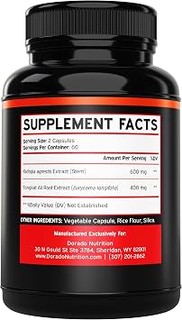 Fadogia Agrestis and Tongkat Ali Supplement Performance Blend - (120 Capsules) - Maximum Strength - Drive, Athletic Performance & Muscle Mass - Gluten Free, Non-GMO, Vegan Capsules - USA Made
