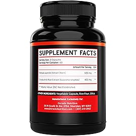 Fadogia Agrestis and Tongkat Ali Supplement Performance Blend - (120 Capsules) - Maximum Strength - Drive, Athletic Performance & Muscle Mass - Gluten Free, Non-GMO, Vegan Capsules - USA Made
