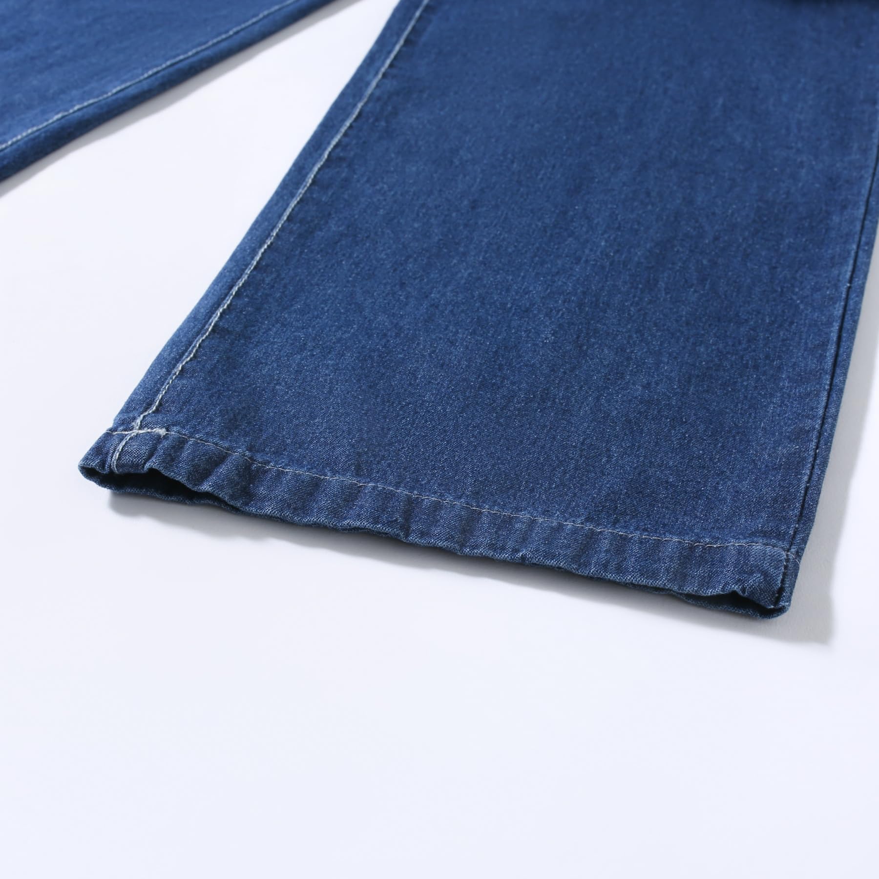 YOUTHUP Salopette Homme en Denim Bleu Pantalon Jeans Vintage avec Multiples Poches Combinaisons de Travail
