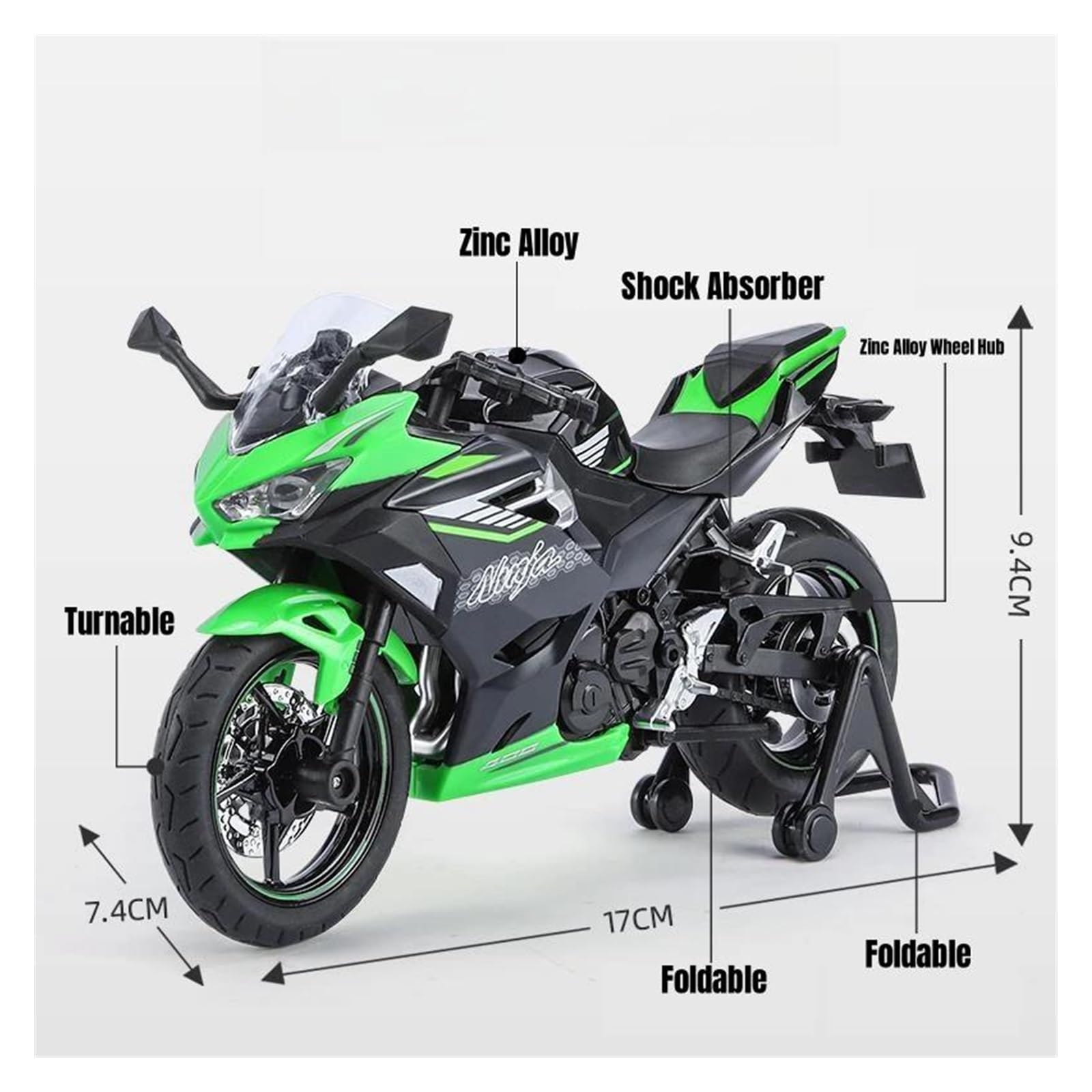 Amazon.com: SHAYANZI Mini Simulation Motorcycle Toys 1/12 for