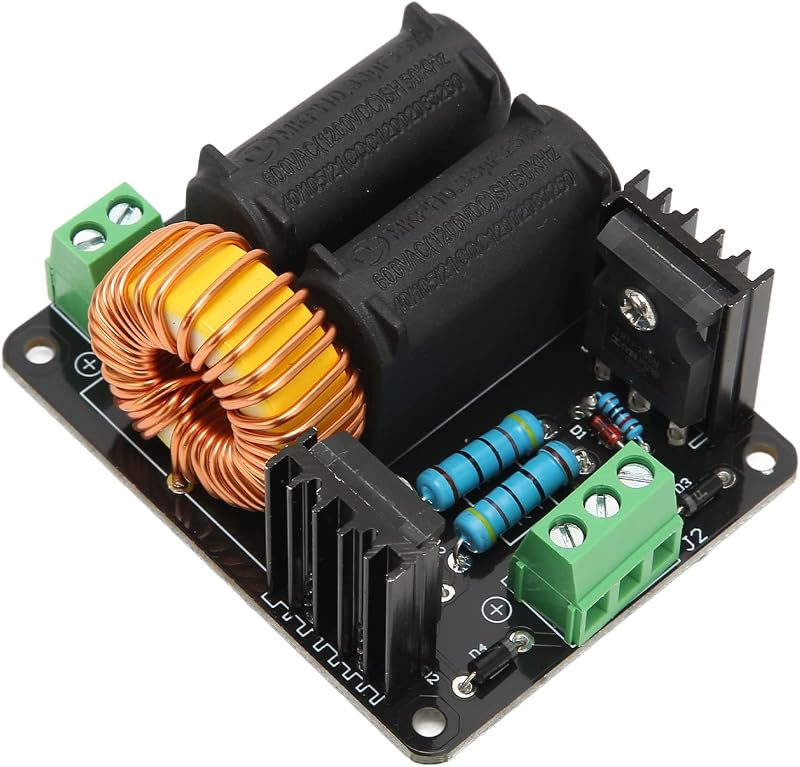 ZVS Module, Heating Power Supply Module Flyback Driver, High Voltage Power Supply Module with Coil for DIY Player