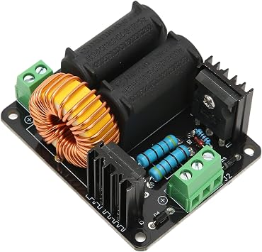 ZVS Module, Heating Power Supply Module Flyback Driver, High Voltage Power Supply Module with Coil for DIY Player